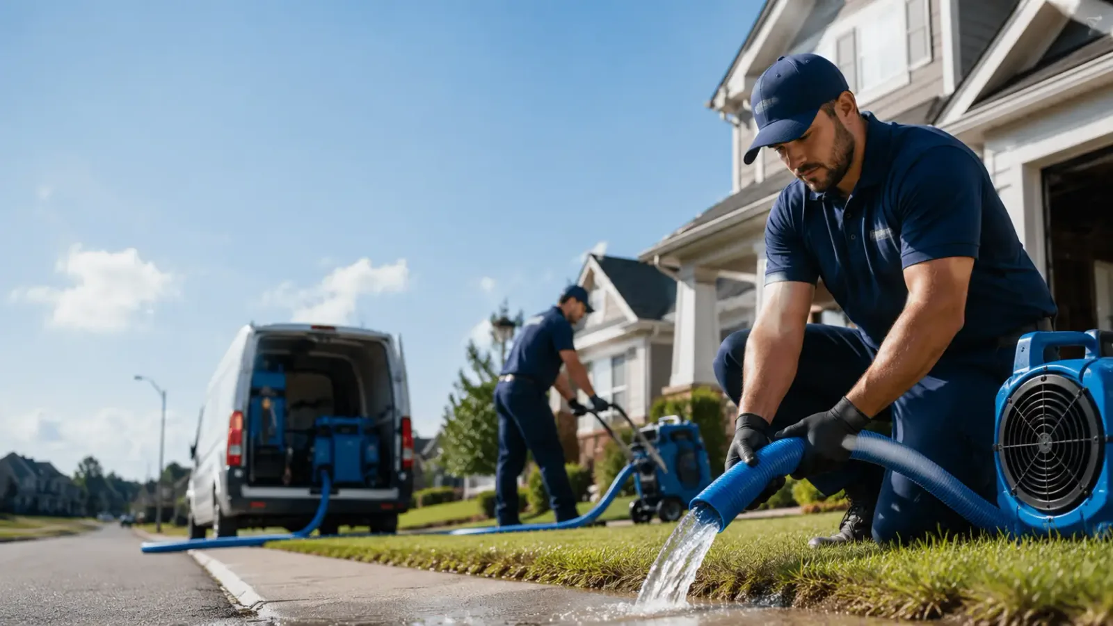 Flood Damage Restoration in East Fultonham, OH